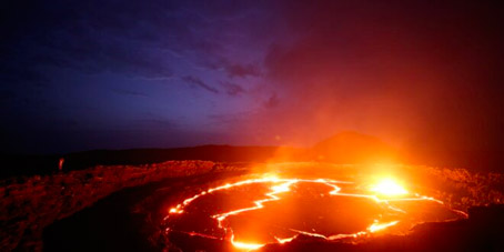 Bild des Vulkans Erta Ale