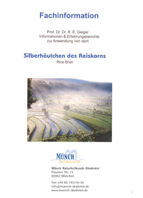 Bild des Covers der Fachinformation über das Silberhäutchen des Reiskorns